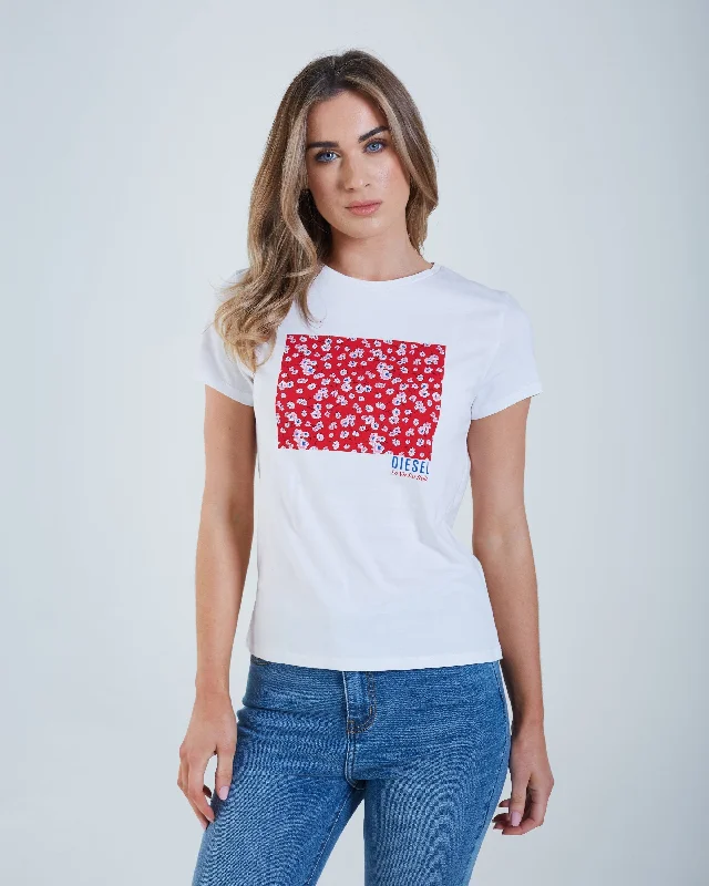 Trends Flora T-Shirt Red Floral