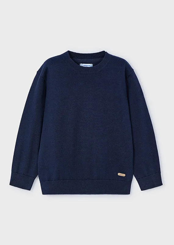 Street Fashion Style Dillon Cotton Sweater - Navy