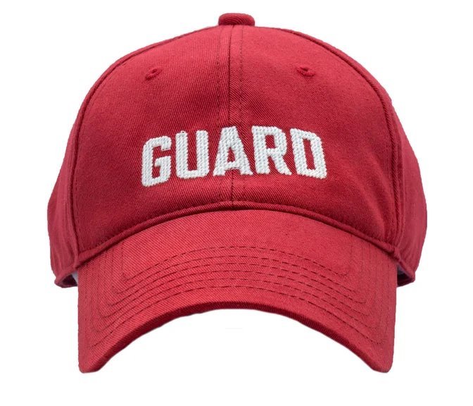 Floral Prints Harding Lane Adult Guard Baseball Hat in Weathered Red
