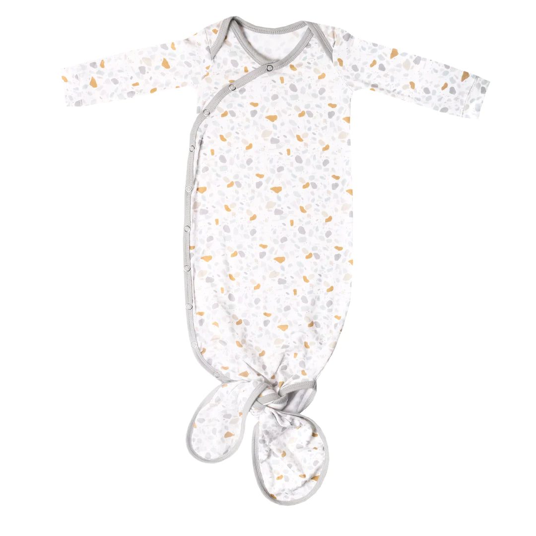 Denim Design Copper Pearl Knotted Gown | Arlo