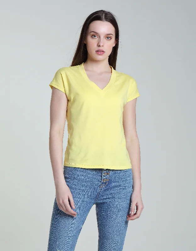 High Street Style Cruz Tee Lemon Limelight