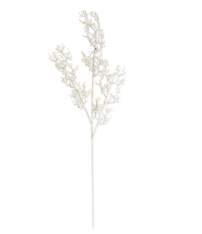 Personalized Series 54241A 27" Champ Glittered Twig Stem Pearls