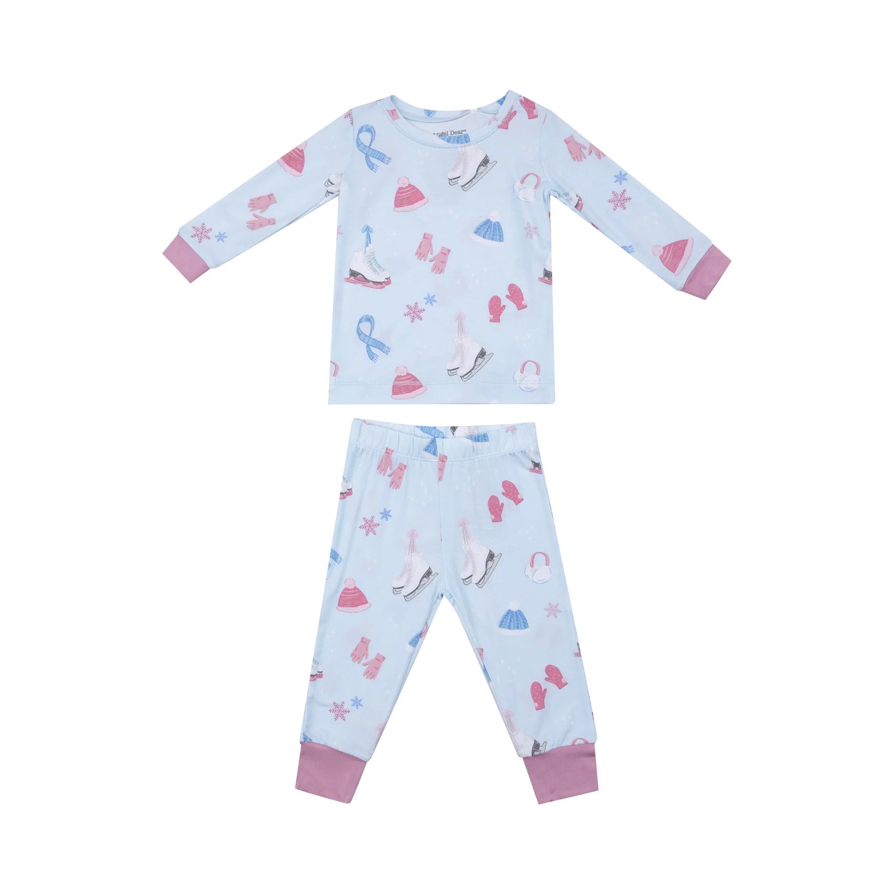 Free And Casual Angel Dear Loungewear Set in Ice Skating
