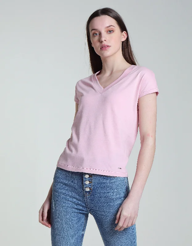 Youthful Street Fashion Cruz Tee Pink Nectar
