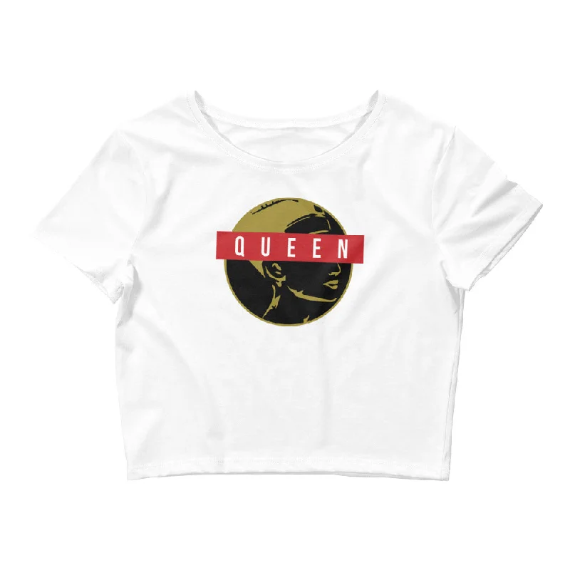 Sports Trend I AM QUEEN Crop Top
