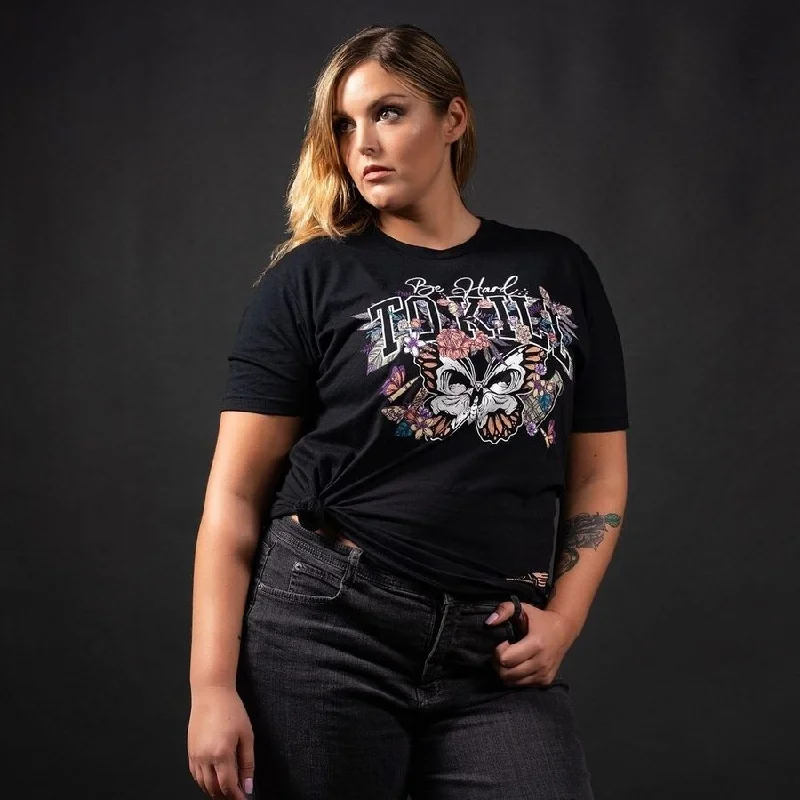 Sweet Style Women's Hard To Kill Boyfriend Fit T-Shirt - Black