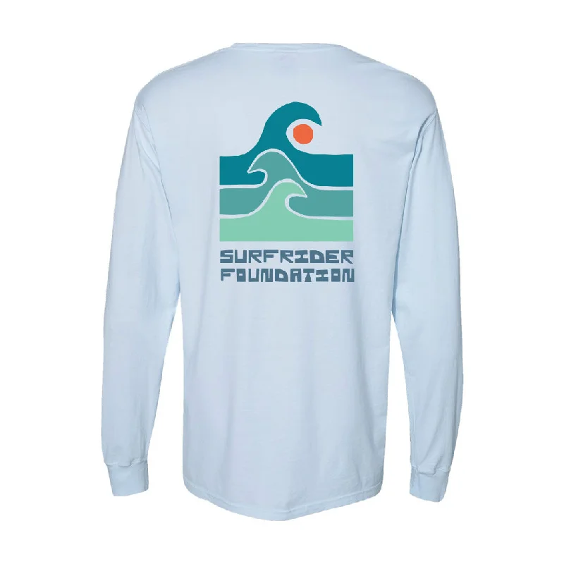 Urban Comfort Cutout Waves Long Sleeve Tee