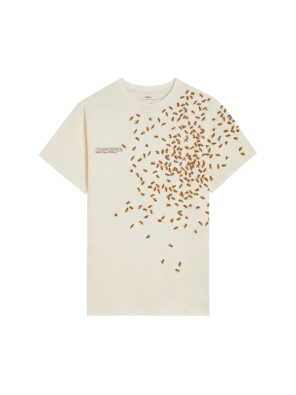 Classic Style Womens Bee The Change Organic Cotton T-Shirt—Undyed