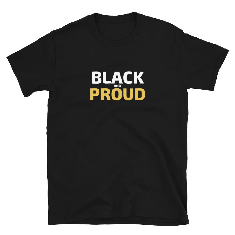 College Style Black and Proud T-Shirt