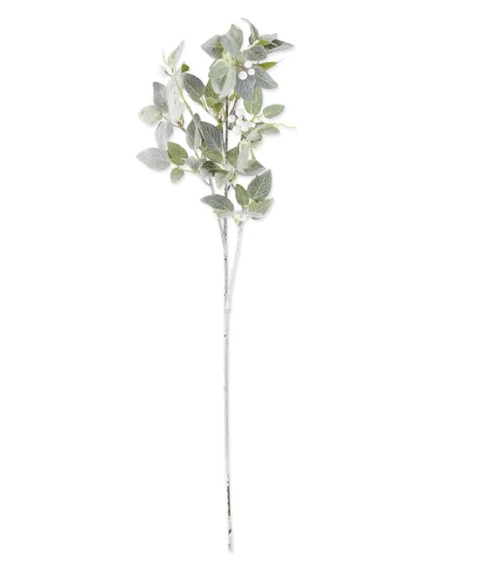 Versatile Items 55082A-WH 36" Flittered Flocked Fittonia Stem