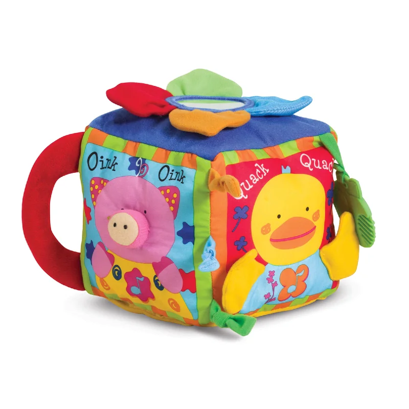 Retro Fashion Musical Farmyard Cube Toy