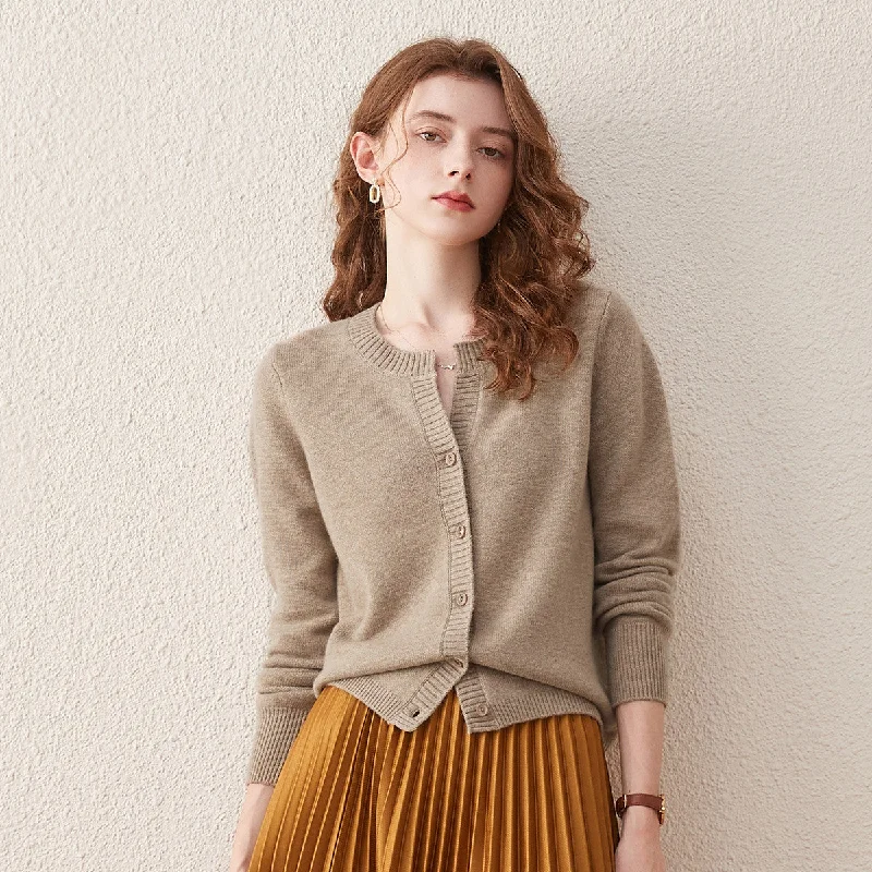 Romantic Data 100% Wool Women's Cardigan Sweater