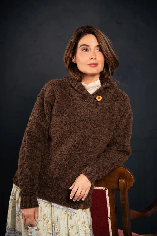 Bright Colors Orizon - Mitis Sweater - Brown