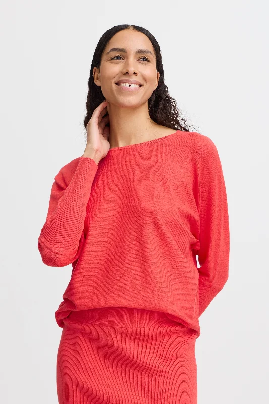Simple Solid Color B.Young Mmorla Bat Jumper
