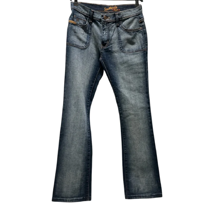 Elegant And Charming SOUTH POLE/Bootcut Pants/7/Denim/BLU/SPJ back hit