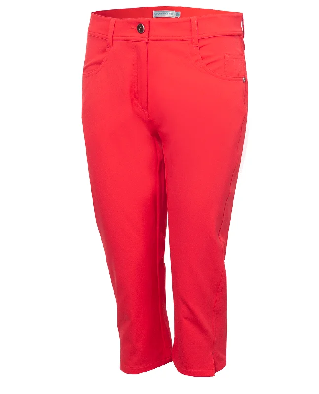 Soft And Comfortable GREEN LAMB Nyla Capri 034 Poppy
