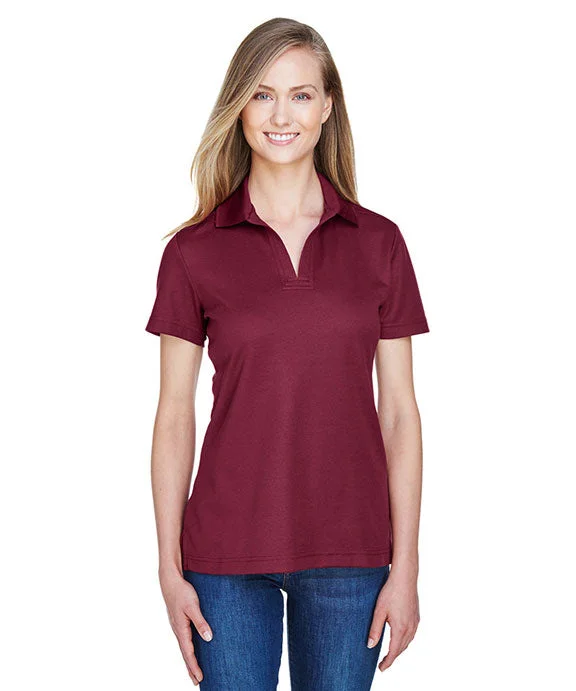 Classic Color DG20W - Devon & Jones CrownLux Performance® Ladies Plaited Polo Shirt | Burgundy