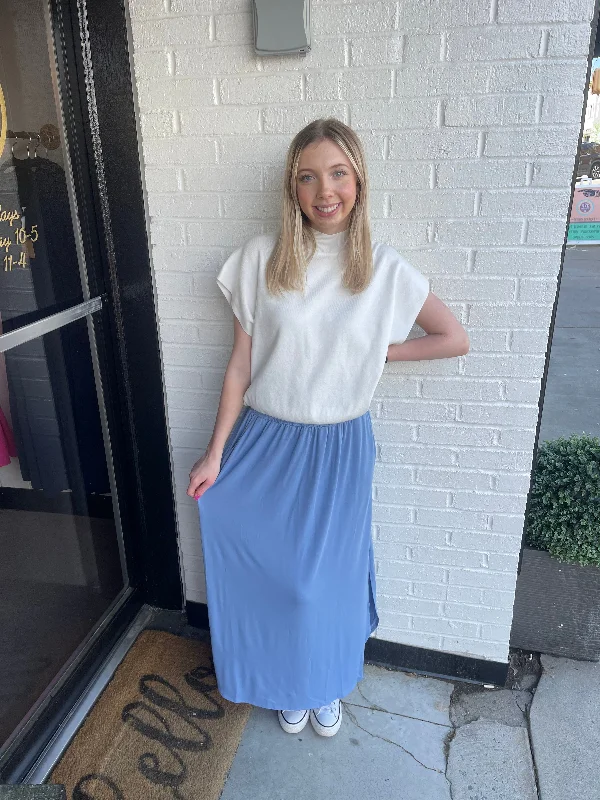 Fun and cute Blue Spring Skirt