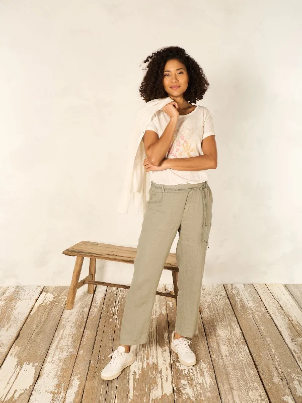 Relaxed Dresses Nile Linen Hooded Cardigan