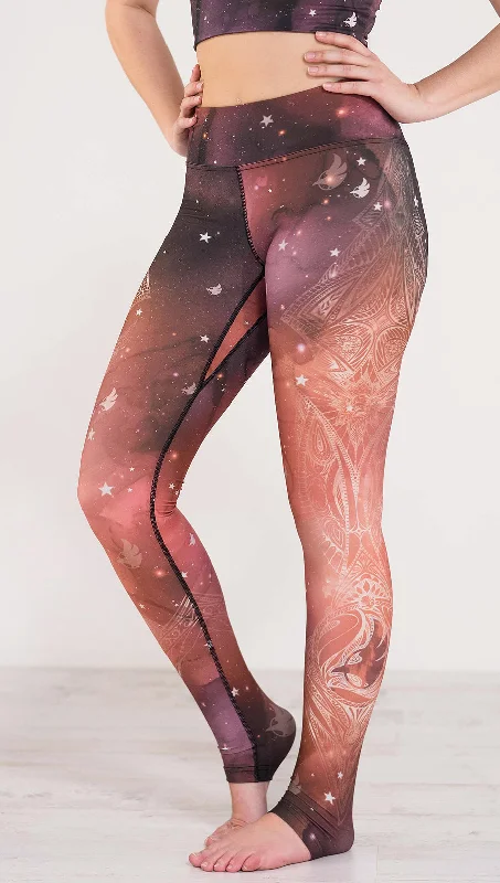 Fashion Selection Galactic Solar Flare - Full Length Triathlon Leggings