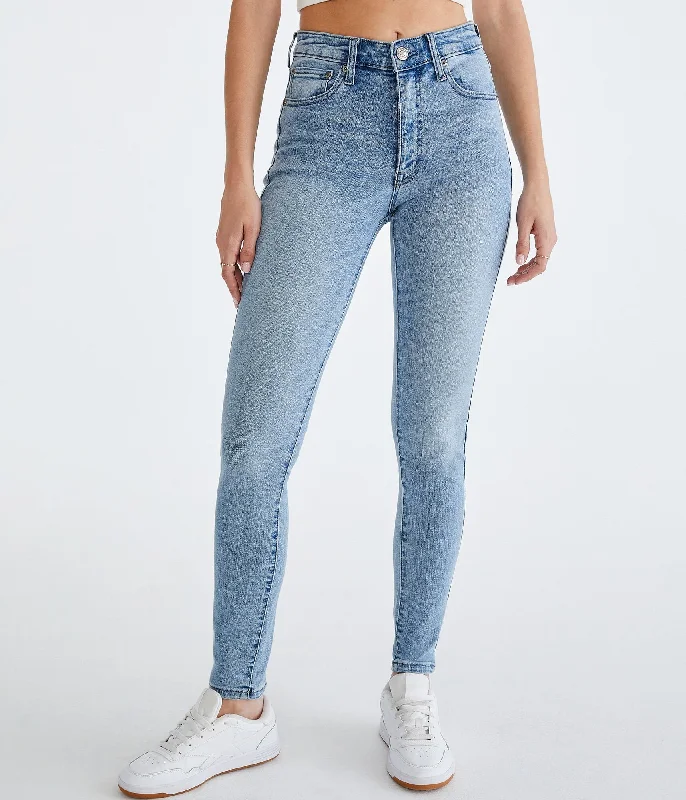 Cozy Shirts Aeropostale Womens Premium Seriously Stretchy High-Rise Jegging