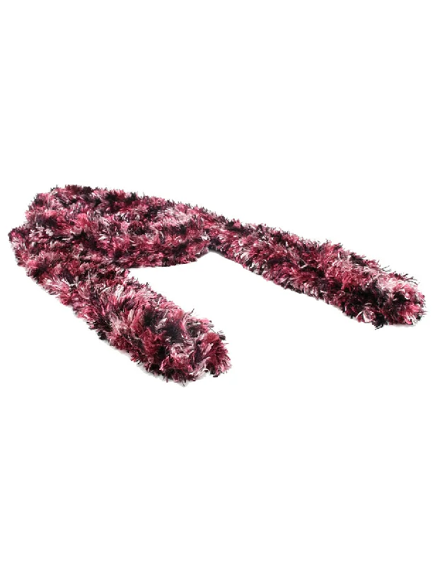 Sports Fitness Wear Faux Fur Winter Scarf - M