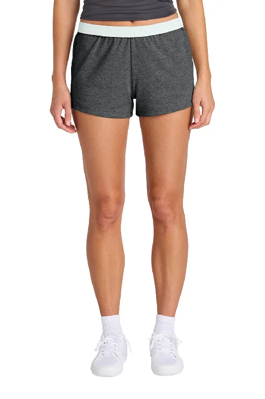 Exclusive Customization Sport-Tek Womens Jersey Knit Squad Shorts - Heather Dark Grey - NEW