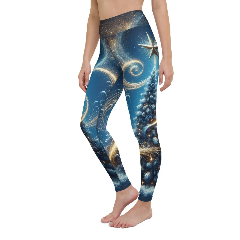 Girl Style Starlit Christmas Yoga Leggings