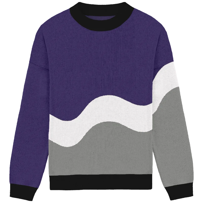 Modern City Asexual / Demisexual Squiggle Crewneck
