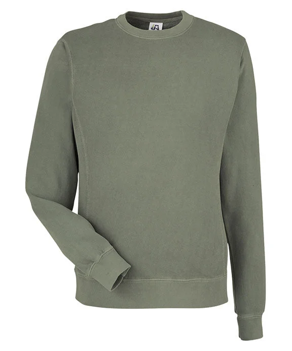 Breathable Design 8731JA - J America Unisex Pigment Dyed Fleece Sweatshirt | Spruce
