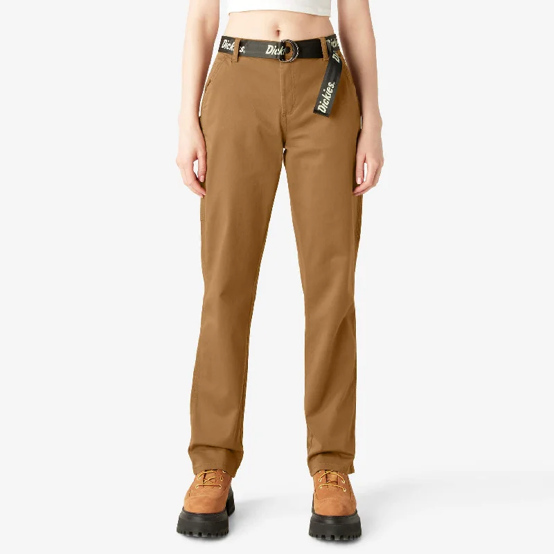 Comfortable and simple Dickies Women's High Waisted Carpenter Pants