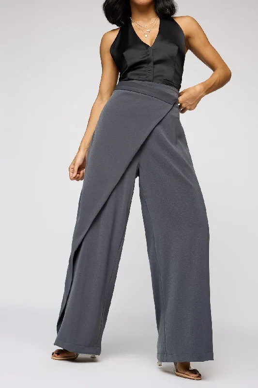 Sports Yoga Style Ultimate Grey Pareo Korean Pants