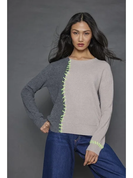 Comfortable Wear Lisa Todd Split Happens Sweater