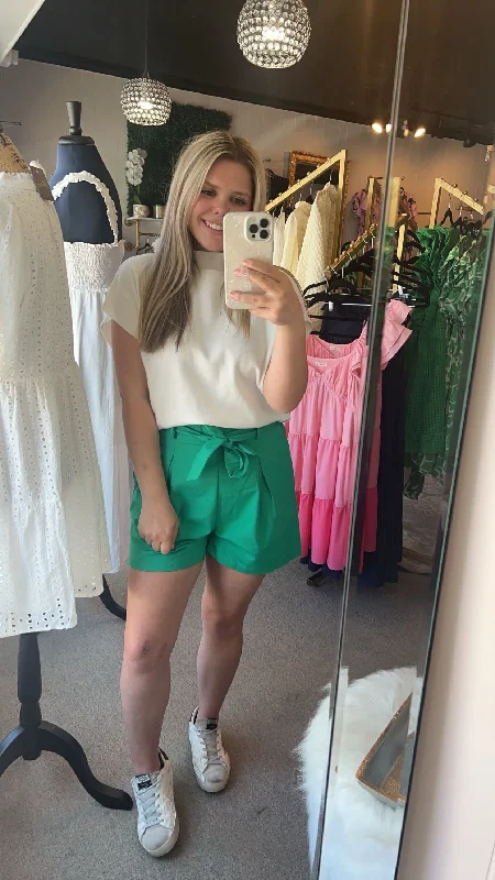 Sports Tights Summer Green Shorts