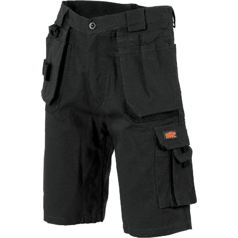 High-end Fashion Dnc Workwear Duratex Cotton Duck Weave Tradies Cargo Shorts - With Twin Holster Tool Pocket - 3336