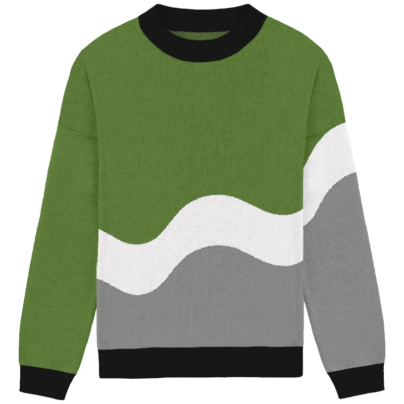Luxury And Elegant Aromantic / Agender / Demiromantic Squiggle Crewneck