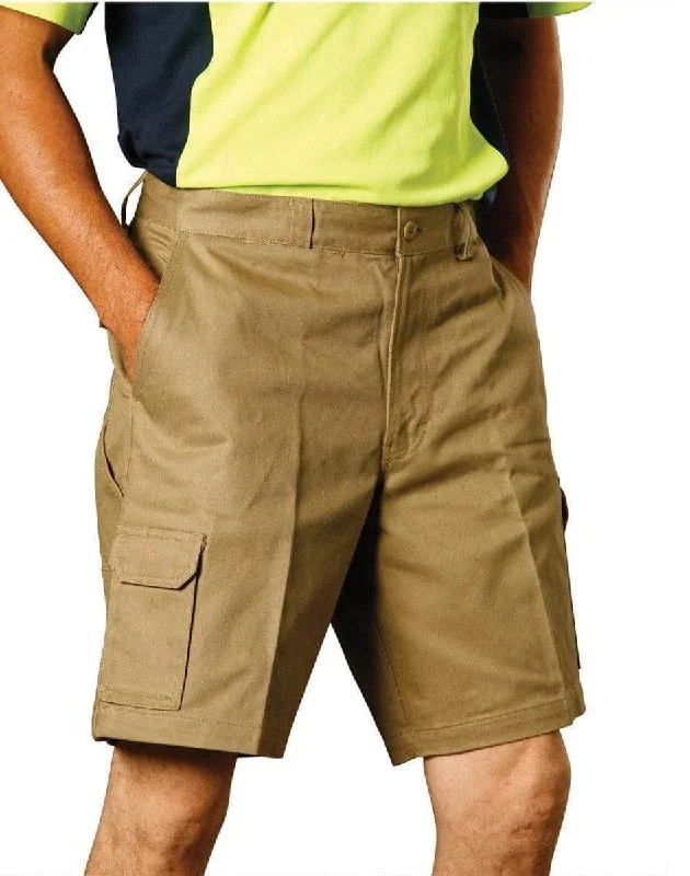 Comfortable Series Men's Heavy Cotton Drill Cargo Shorts WP06