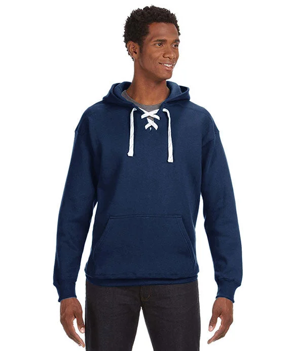 Fashion Must-have JA8830 - J America Adult Sport Lace Hooded Sweatshirt | True Navy