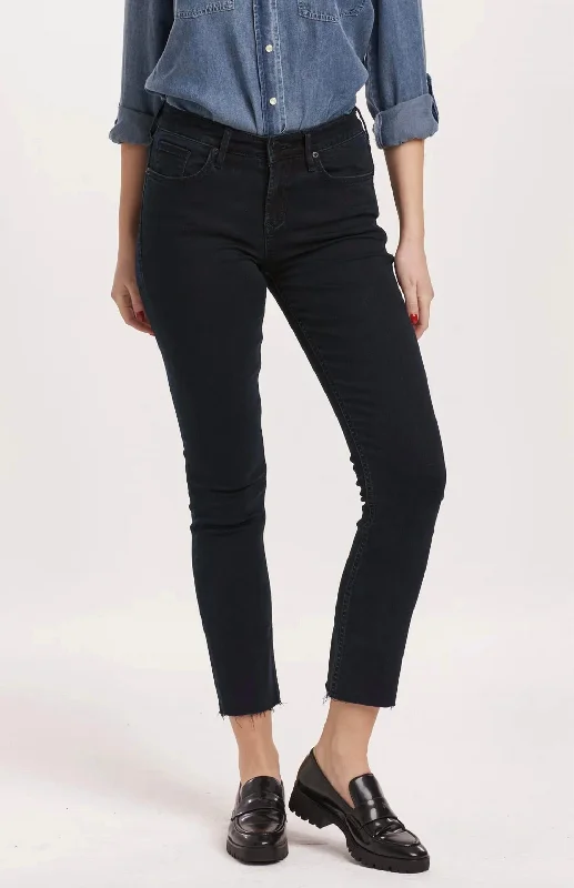 Renaissance Style Blaire Mid Rise Slim Straight Jeans In Yorkville
