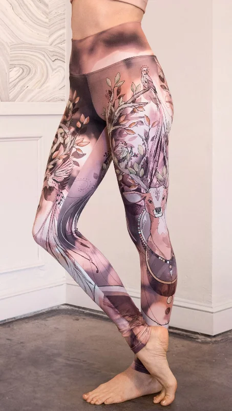 Classic And Versatile Forest Deer - Athleisure Leggings - CUSTOM ORDER