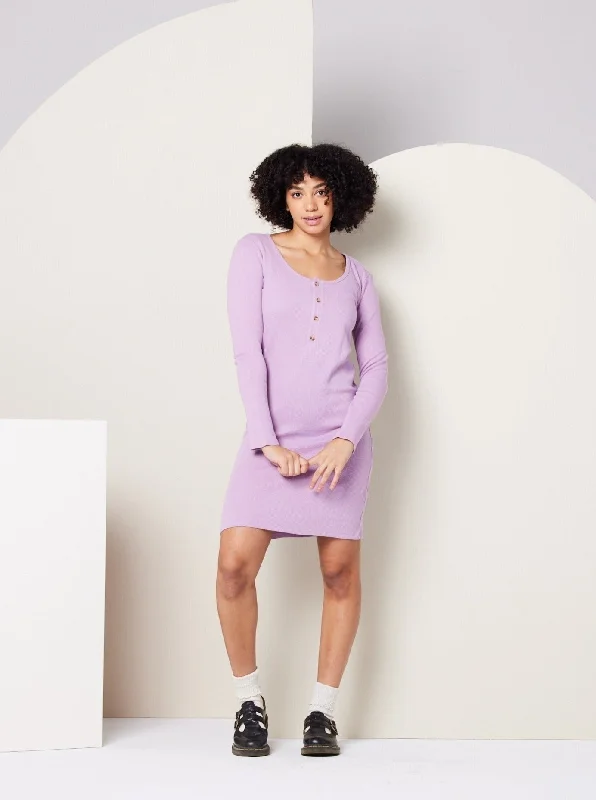 Everyday Comfort Aminah Dress - Lavender