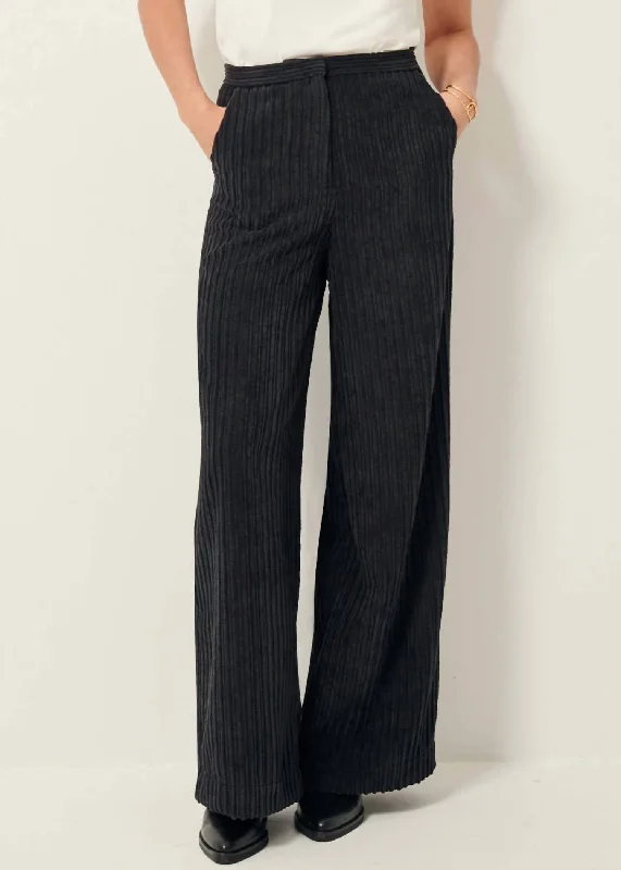 Trendy Items Cap East Corduroy Pant In Black