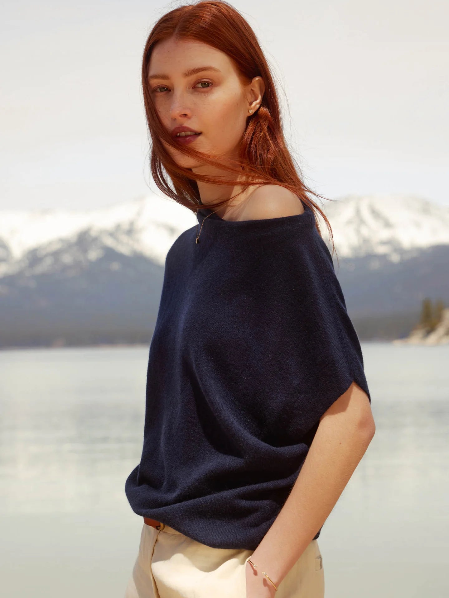 Comfortable Outfits Brochu Walker Morton Cashmere Funnel Neck Sweater