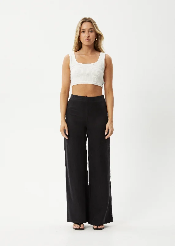 Personal Charm AFENDS Womens Gemma - Cupro Pants - Black