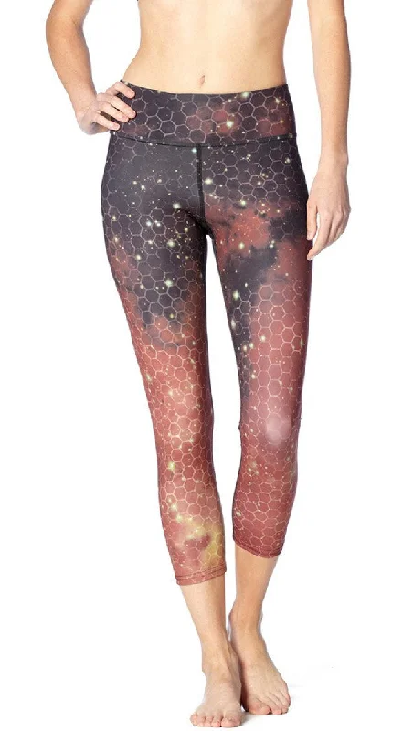 Soft Wear Honeycomb - Triathlon Capri Leggings