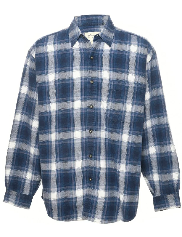 Comfortable Fashion Eddie Bauer Checked Shirt - L