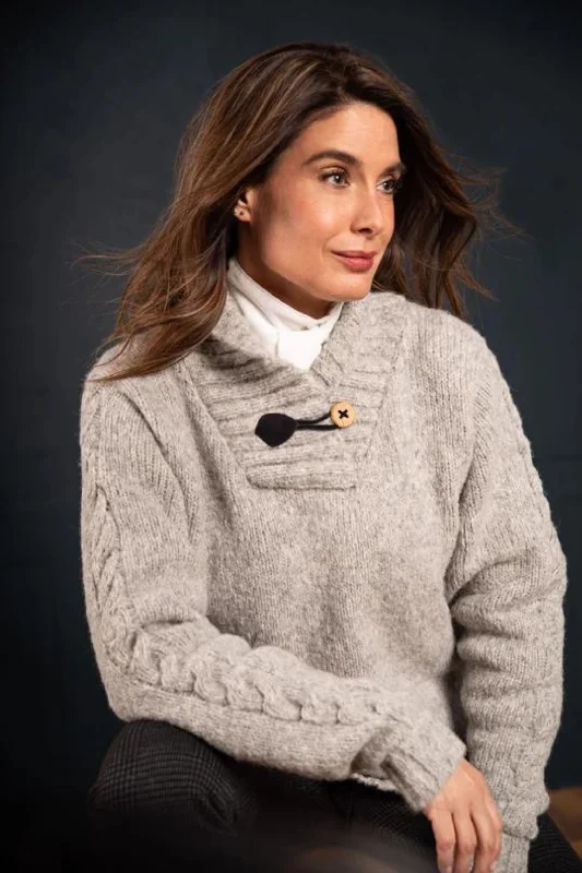 Eye-catching Personality Orizon - Mitis Sweater - Light Grey