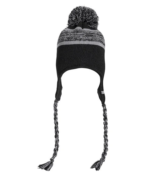 Fashionable and casual 5007JA - J America Backcountry Knit Pom Hat | Black