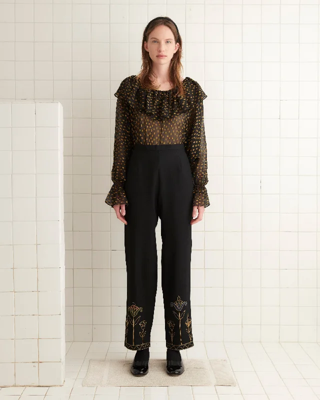Urban Design Sense Blooming Stems Trousers