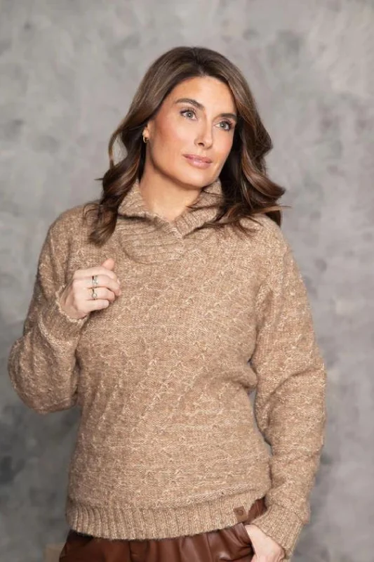 New Products Orizon - Ristigouche Sweater - Sand